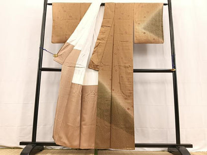 平和屋着物■訪問着　流水花文　暈し染め　正絹　逸品　BAAY5571yc