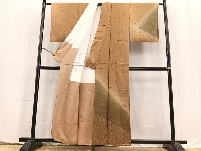 平和屋着物■訪問着　流水花文　暈し染め　正絹　逸品　BAAY5571yc