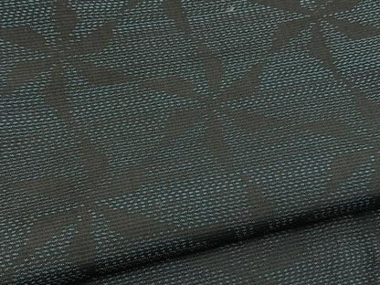 平和屋着物■本場大島紬　幾何学文様　正絹　逸品　BAAY5575yc