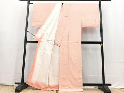 平和屋着物■上質な小紋　南天文　虹色　正絹　逸品　未使用　BAAY5587yc