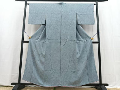 平和屋着物■上質な小紋　南天地紋　暈し染め　松坂屋扱い　正絹　逸品　BAAY5588yc