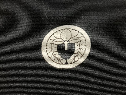 平和屋着物■豪華黒留袖　駒刺繍　菱天井花鳥丸文　金銀彩　正絹　逸品　BAAY5627yc