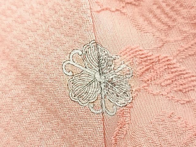 平和屋着物■訪問着　雲取り風景花地紋　雲重ね文　暈し染め　正絹　逸品　BAAY5634yc