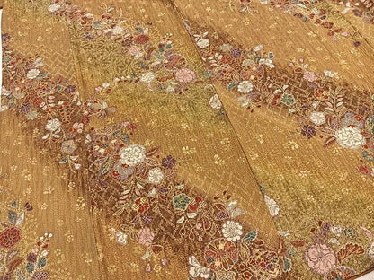 平和屋着物■上質な小紋　辻が花　暈し染め　正絹　逸品　BAAY5635yc