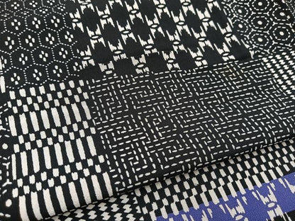 平和屋着物■上質な小紋　幾何学文様　正絹　逸品　BAAY5640yc