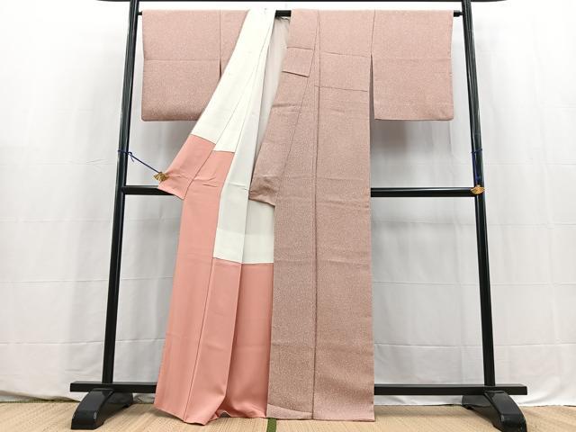 平和屋着物■上質な小紋　作家物　霞文　正絹　逸品　BAAY5643yc