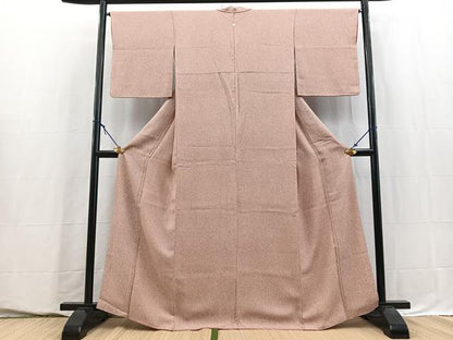 平和屋着物■上質な小紋　作家物　霞文　正絹　逸品　BAAY5643yc