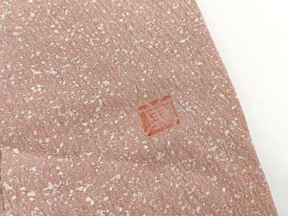 平和屋着物■上質な小紋　作家物　霞文　正絹　逸品　BAAY5643yc