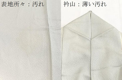 平和屋着物■訪問着　刺繍　草木文　暈し染め　正絹　逸品　BAAY5644yc