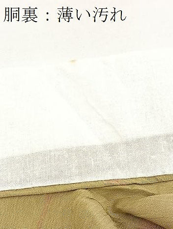 平和屋着物■長襦袢　無双仕立て　竜巻絞り　正絹　逸品　BAAY5656yc