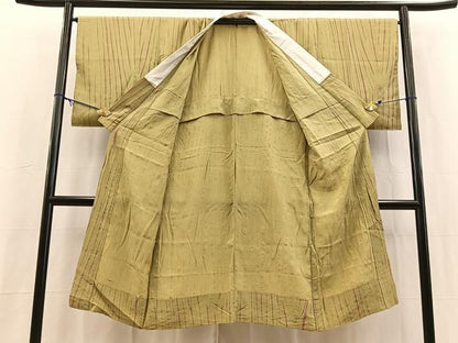 平和屋着物■長襦袢　無双仕立て　竜巻絞り　正絹　逸品　BAAY5656yc