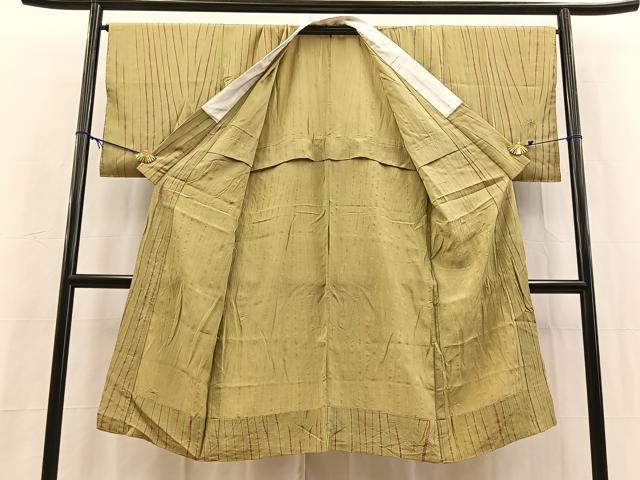 平和屋着物■長襦袢　無双仕立て　竜巻絞り　正絹　逸品　BAAY5656yc