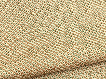 平和屋着物■大変加工の良い総絞り小紋　正絹　逸品　BAAY5657yc