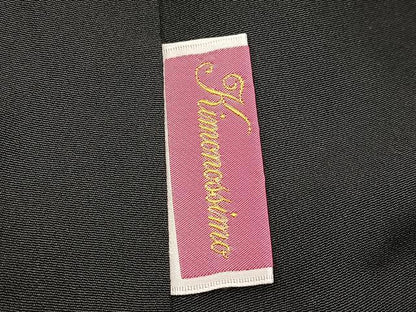 平和屋着物■豪華黒留袖　駒刺繍御所車花文　金彩　正絹　逸品　BAAY5658yc