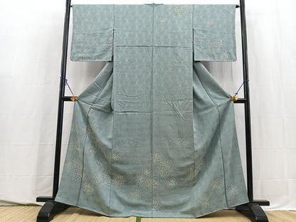 平和屋着物■訪問着　舞花文　金糸　正絹　逸品　BAAY5659yc