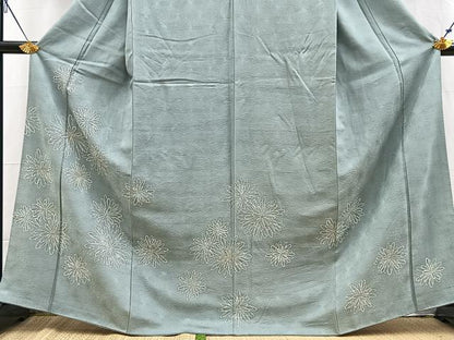 平和屋着物■訪問着　舞花文　金糸　正絹　逸品　BAAY5659yc