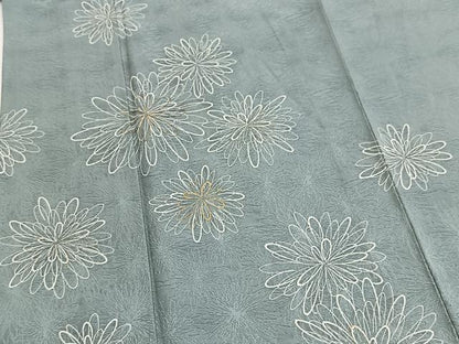 平和屋着物■訪問着　舞花文　金糸　正絹　逸品　BAAY5659yc