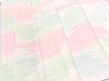 平和屋着物■長襦袢　袷　松皮菱文　正絹　逸品　BAAY5661yc