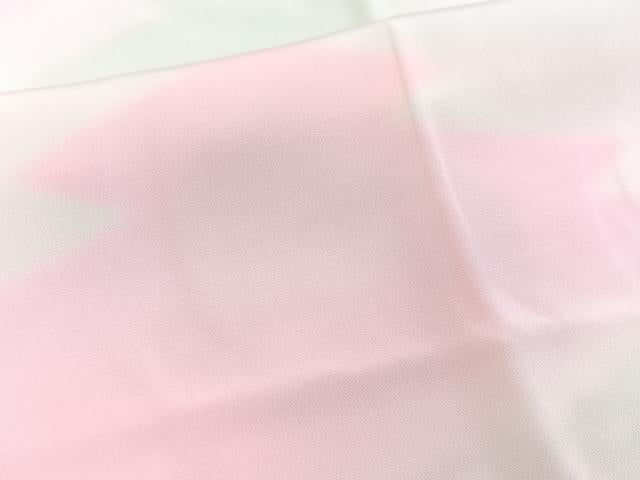 平和屋着物■長襦袢　袷　松皮菱文　正絹　逸品　BAAY5661yc