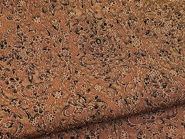 平和屋着物■上質な小紋　宝相華　正絹　逸品　BAAY5662yc