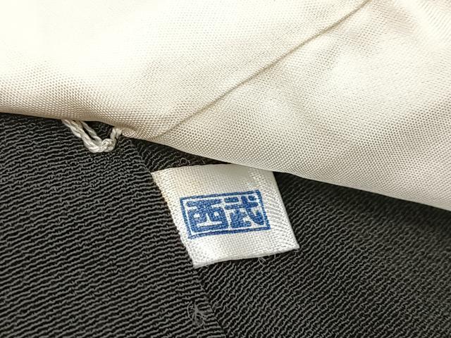 平和屋着物■豪華黒留袖　刺繍　飛鶴道長花文　金糸　西部扱い　正絹　逸品　BAAY5667yc