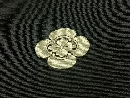 平和屋着物■豪華黒留袖　作家物　四季万葉　牡丹　金彩　正絹　逸品　BAAY5671yc