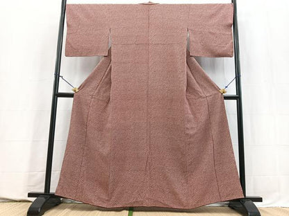 平和屋着物■江戸小紋　梅鉢　正絹　逸品　BAAY5692yc