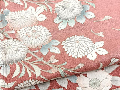 平和屋着物■訪問着　草花文　暈し染め　正絹　逸品　BAAY5693yc