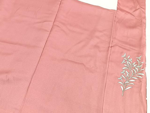 平和屋着物■訪問着　草花文　暈し染め　正絹　逸品　BAAY5693yc