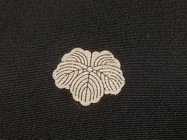 平和屋着物■豪華黒留袖　駒刺繍　松竹梅束ね熨斗文　金彩　正絹　逸品　BAAY5703yc