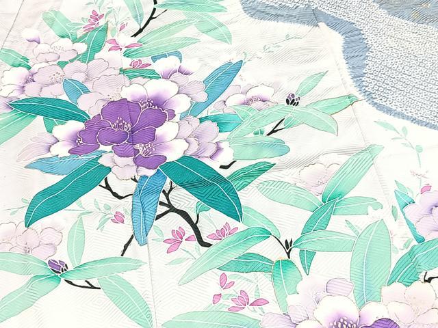 平和屋着物■豪華振袖　絞り　草花文　金彩　正絹　逸品　BAAY5711yc