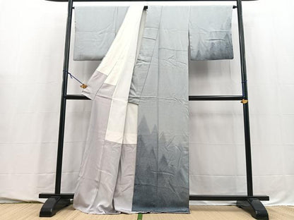 平和屋着物■訪問着　樹林シルエット　正絹　逸品　BAAY5718yc