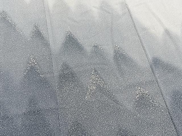 平和屋着物■訪問着　樹林シルエット　正絹　逸品　BAAY5718yc