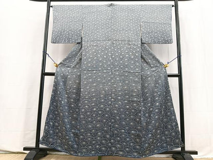 平和屋着物■訪問着　花尽くし　暈し染め　正絹　逸品　BAAY5730yc
