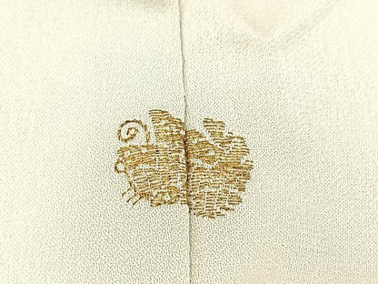 平和屋着物■訪問着　風景花鳥文　暈し染め　金彩　三越扱い　正絹　逸品　BAAY5739yc