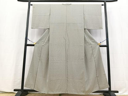 平和屋着物■江戸小紋　花菱文　正絹　逸品　BAAY5760yc