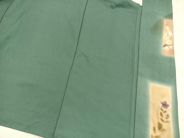 平和屋着物■訪問着　遠山花文　暈し染め　金彩　正絹　逸品　BAAY5765yc