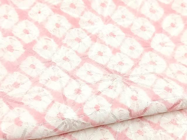 平和屋着物■長襦袢　袷　蜘蛛絞り　正絹　逸品　未使用　BAAY5766yc