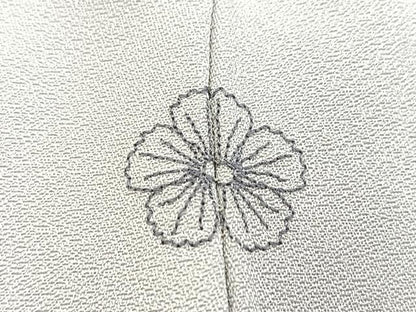 平和屋着物■訪問着　花蝶文　暈し染め　正絹　逸品　BAAY5780yc