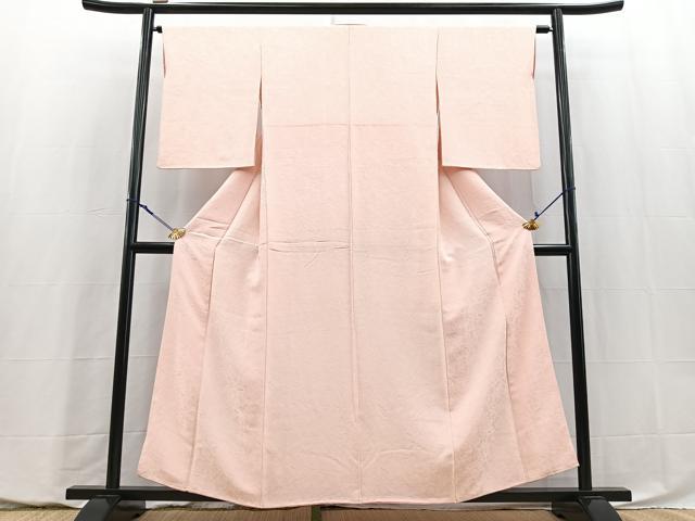 平和屋着物■上質な色無地　抽象地紋　虹色　三越扱い　正絹　逸品　BAAY5784yc