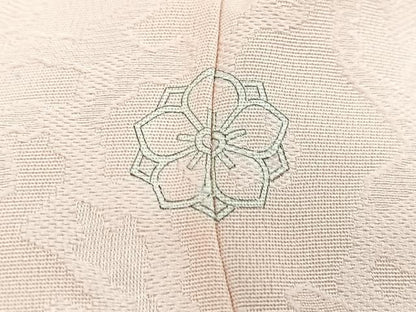 平和屋着物■上質な色無地　抽象地紋　虹色　三越扱い　正絹　逸品　BAAY5784yc