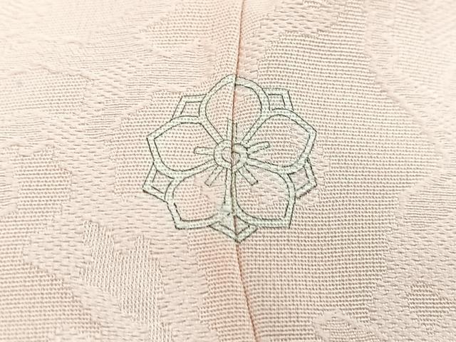 平和屋着物■上質な色無地　抽象地紋　虹色　三越扱い　正絹　逸品　BAAY5784yc