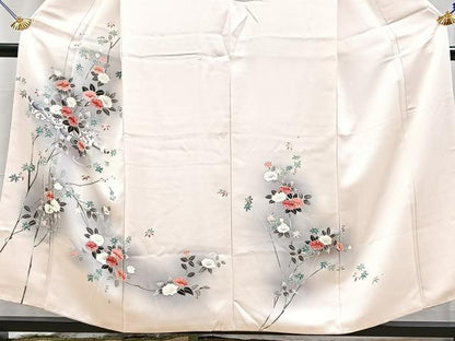 平和屋着物■訪問着　横笛花文　暈し染め　正絹　逸品　BAAY5796yc