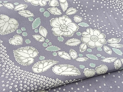 平和屋着物■上質な小紋　辻が花　正絹　逸品　BAAY5797yc