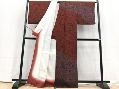 平和屋着物■訪問着　辻が花　正絹　逸品　BAAY5798yc