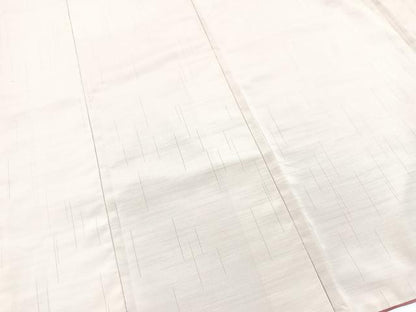 平和屋着物■上質な紬　雨縞　正絹　逸品　BAAY5802yc