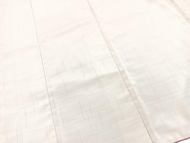 平和屋着物■上質な紬　雨縞　正絹　逸品　BAAY5802yc