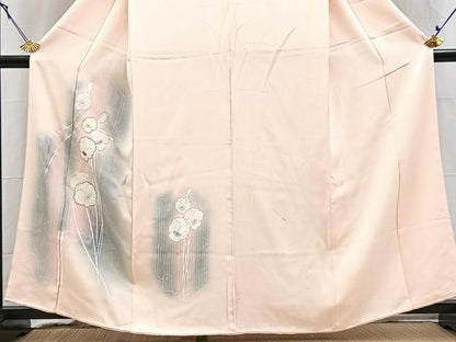 平和屋着物■訪問着　草花文　暈し染め　金彩　正絹　逸品　BAAY5806yc