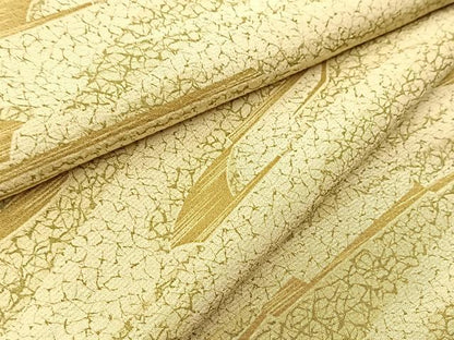 平和屋着物■上質な小紋　幾何学文様　ロング丈　正絹　逸品　BAAY5807yc