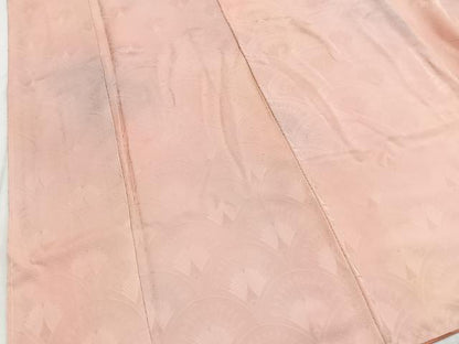 平和屋着物■上質な小紋　孔雀羽青海波地紋　暈し染め　正絹　逸品　未使用　BAAY5820yc